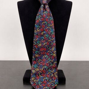Walt Disney World 100% Silk Men’s Tie Mickey Mouse Icon Print 57”
